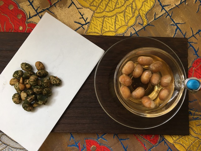 節分の豆と青汁で和スイーツ