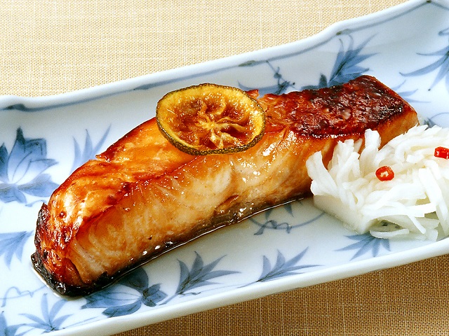 鮭の幽庵焼き