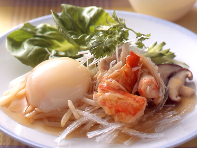 冷やしかに玉サラダ