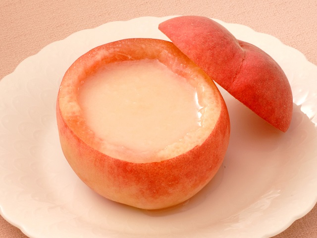 桃の冷たいスープ