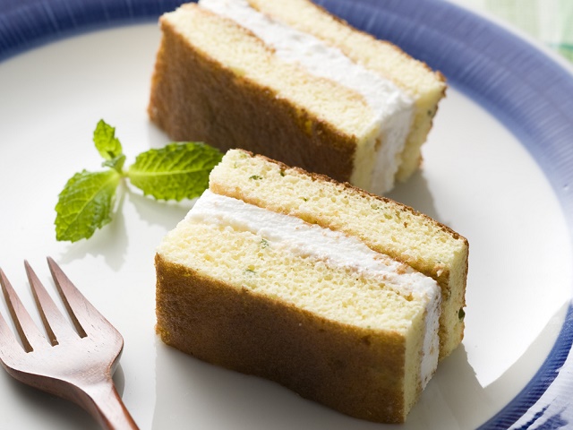 ミントケーキのチーズクリームサンド