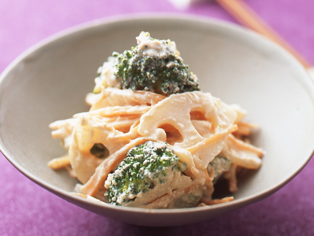 秋野菜の洋風白あえ