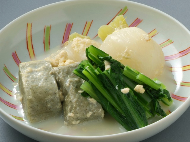 かぶの豆乳煮